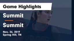 Summit  vs Summit  Game Highlights - Nov. 26, 2019