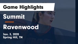 Summit  vs Ravenwood  Game Highlights - Jan. 3, 2020