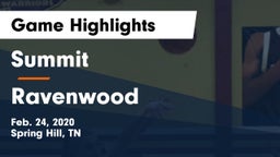 Summit  vs Ravenwood  Game Highlights - Feb. 24, 2020