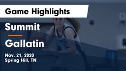 Summit  vs Gallatin  Game Highlights - Nov. 21, 2020