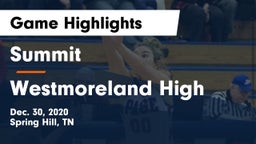 Summit  vs Westmoreland High Game Highlights - Dec. 30, 2020