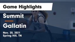 Summit  vs Gallatin  Game Highlights - Nov. 20, 2021