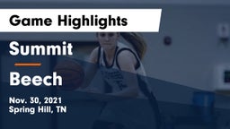 Summit  vs Beech  Game Highlights - Nov. 30, 2021