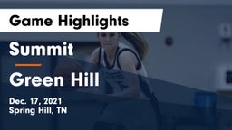 Summit  vs Green Hill  Game Highlights - Dec. 17, 2021