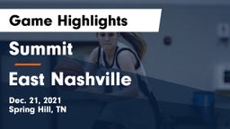 Summit  vs East Nashville Game Highlights - Dec. 21, 2021