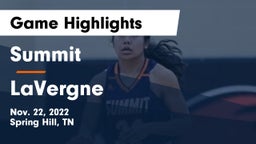 Summit  vs LaVergne  Game Highlights - Nov. 22, 2022