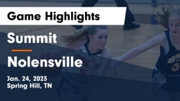 Summit  vs Nolensville  Game Highlights - Jan. 24, 2023