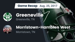 Recap: Greeneville  vs. Morristown-Hamblen West  2017