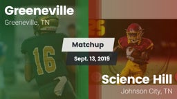 Matchup: Greeneville High vs. Science Hill  2019