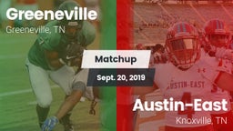 Matchup: Greeneville High vs. Austin-East  2019