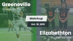 Matchup: Greeneville High vs. Elizabethton  2019