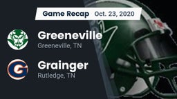 Recap: Greeneville  vs. Grainger  2020