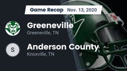 Recap: Greeneville  vs. Anderson County 2020
