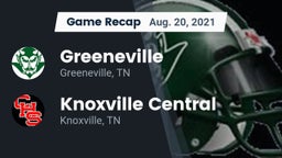 Recap: Greeneville  vs. Knoxville Central  2021