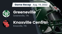 Recap: Greeneville  vs. Knoxville Central  2022