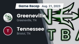 Recap: Greeneville  vs. Tennessee  2023