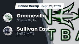 Recap: Greeneville  vs. Sullivan East  2023