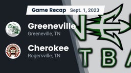 Recap: Greeneville  vs. Cherokee  2023