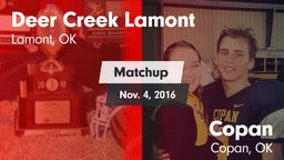 Matchup: Deer Creek Lamont vs. Copan  2016