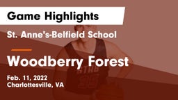 St. Anne's-Belfield School vs Woodberry Forest Game Highlights - Feb. 11, 2022