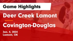 Deer Creek Lamont  vs Covington-Douglas  Game Highlights - Jan. 4, 2024