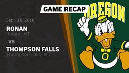 Recap: Ronan  vs. Thompson Falls  2016