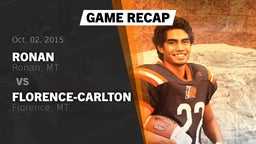 Recap: Ronan  vs. Florence-Carlton  2015