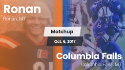 Matchup: Ronan  vs. Columbia Falls  2017