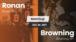 Matchup: Ronan  vs. Browning  2017