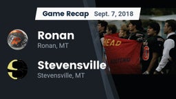 Recap: Ronan  vs. Stevensville  2018