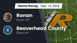 Recap: Ronan  vs. Beaverhead County  2018