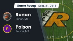 Recap: Ronan  vs. Polson  2018