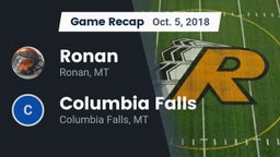 Recap: Ronan  vs. Columbia Falls  2018