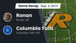 Recap: Ronan  vs. Columbia Falls  2019