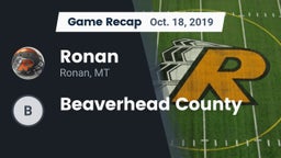 Recap: Ronan  vs. Beaverhead County 2019