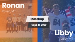 Matchup: Ronan  vs. Libby  2020