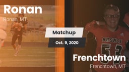 Matchup: Ronan  vs. Frenchtown  2020