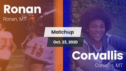 Matchup: Ronan  vs. Corvallis  2020