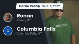 Recap: Ronan  vs. Columbia Falls  2022