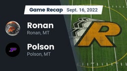 Recap: Ronan  vs. Polson  2022