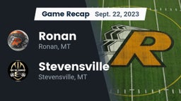 Recap: Ronan  vs. Stevensville  2023