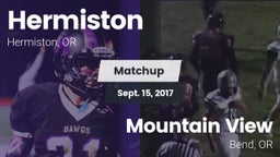 Matchup: Hermiston High vs. Mountain View  2017