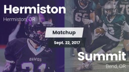 Matchup: Hermiston High vs. Summit  2017
