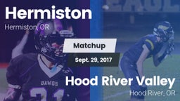 Matchup: Hermiston High vs. Hood River Valley  2017