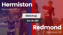 Matchup: Hermiston High vs. Redmond  2017