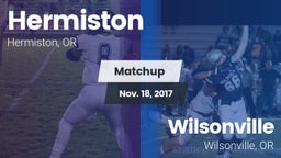 Matchup: Hermiston High vs. Wilsonville  2017