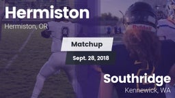 Matchup: Hermiston High vs. Southridge  2018