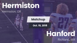 Matchup: Hermiston High vs. Hanford  2018