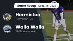 Recap: Hermiston  vs. Walla Walla  2022