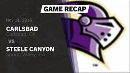 Recap: Carlsbad  vs. Steele Canyon  2016